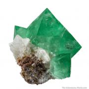 Fluorite on Quartz