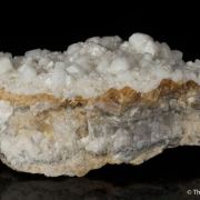 Harmotome on Calcite