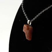 Raw Oregon Sunstone necklace. 15.36 ct.