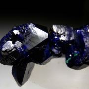 Azurite with Malachite