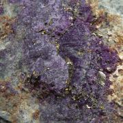 Calaverite with Fluorite