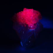 Corundum var. Ruby with Calcite