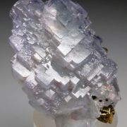 Chalcopyrite on Fluorite