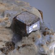 Grossular (Andradite) on Blue Calcite