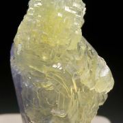 Prehnite on Tanzanite