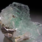 Fluorite with Arsenopyrite