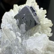 Galena, quartz, calcite, dolomite