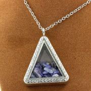 Raw Tanzanite Necklace.