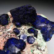 Azurite with Malachite