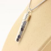 Raw Sapphire necklace.