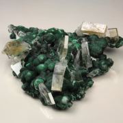 BARYTE, MALACHITE