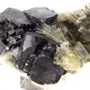 Baryte + Galena.