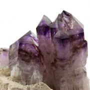 Quartz Amethyst + Orthoclase.