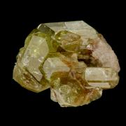 Brazilianite on Quartz