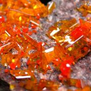 Wulfenite with Mimetite