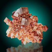 Vanadinite  on Baryte