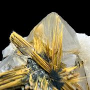 Rutile, hematite, quartz 