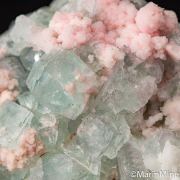 Rhodochrosite with Fluorite