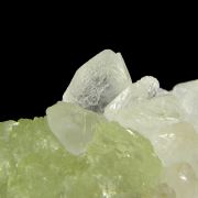 Prehnite casts after Anhydrite with Calcite