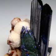 Azurite with Smithsonite