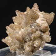 Fluorite on Calcite