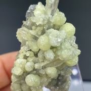 Wavellite, quartz