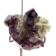 Quartz Amethyst + Orthoclase.