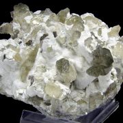 Talc, calcite, quartz, chalcopyrite