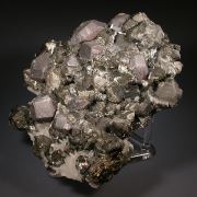 Seligmannite on Galena with Sphalerite and Quartz