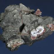 Magnetite with Quartz (var. Chalcedony)