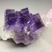 FLUORITE with PHANTOMS, QUARTZ