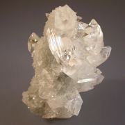 Apophyllite on Quartz