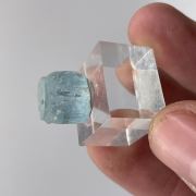 Aquamarine with Hematite