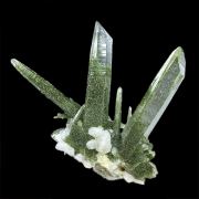 Quartz, chlorite, albite