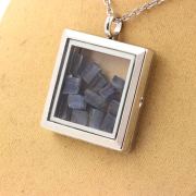 Raw Kyanite necklace.