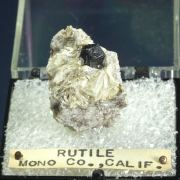 Rutile on Pyrophyllite