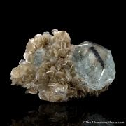 Beryl var. Aquamarine with Muscovite