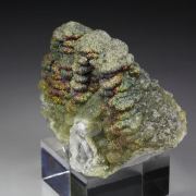 CALCITE, iridescent PYRITE