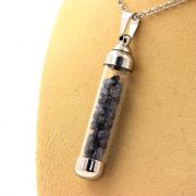 Raw Sapphire necklace.