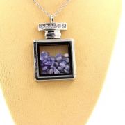 Raw Tanzanite Necklace.