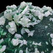 Cerussite, malachite