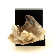 Smoky Quartz + Adularia. 249.10 ct.