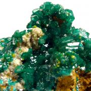 Dioptase, dolomite