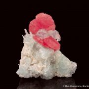 Rhodochrosite with Fluorite and Quartz