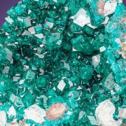 Dioptase  & Calcite