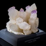 Amethyst on Quartz Scepter