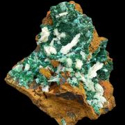 Cerussite, malachite, rosasite