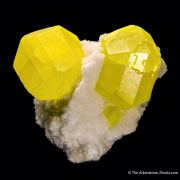 Sulfur on Aragonite