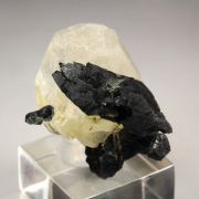 BABINGTONITE, CALCITE