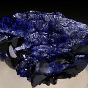 Azurite with Malachite